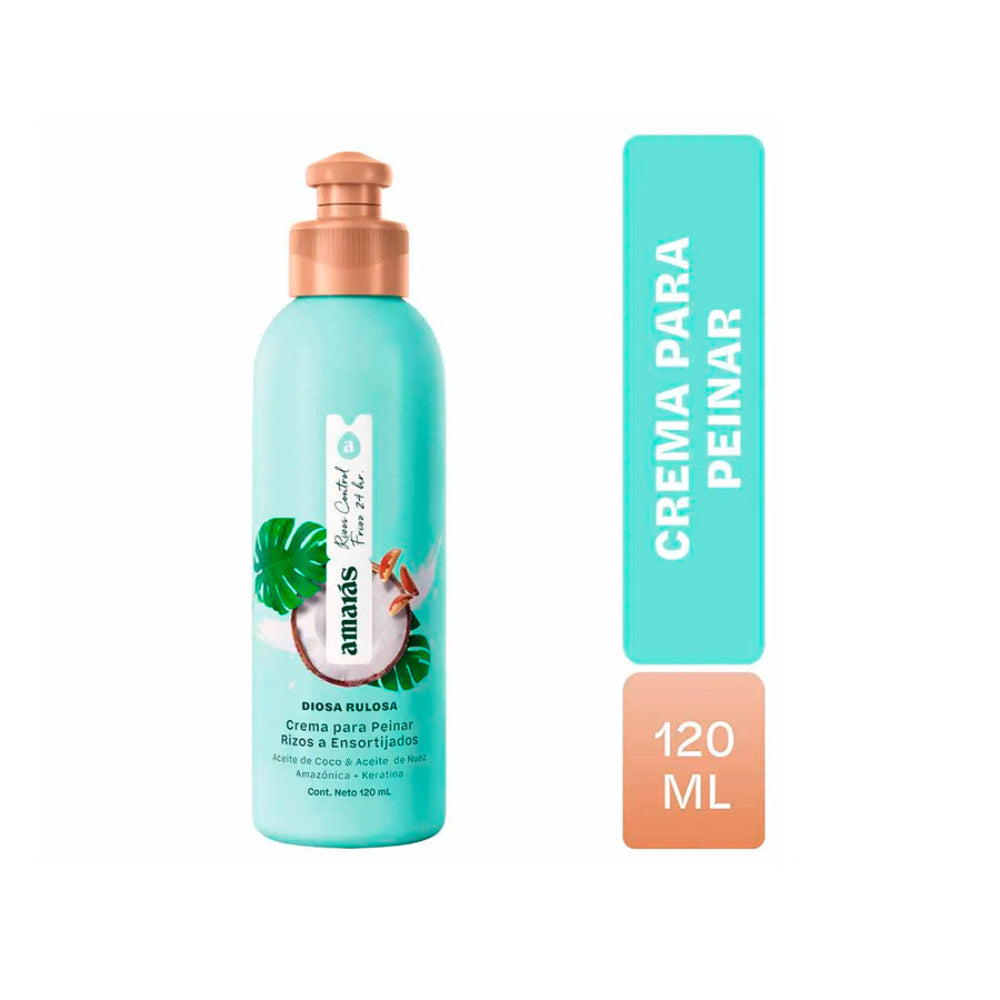 Crema para Peinar Amarás Rizos Control Frizz FRASCO X 120ML